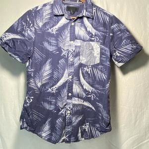 21men Men shirt short sleve Hawaiian Small -